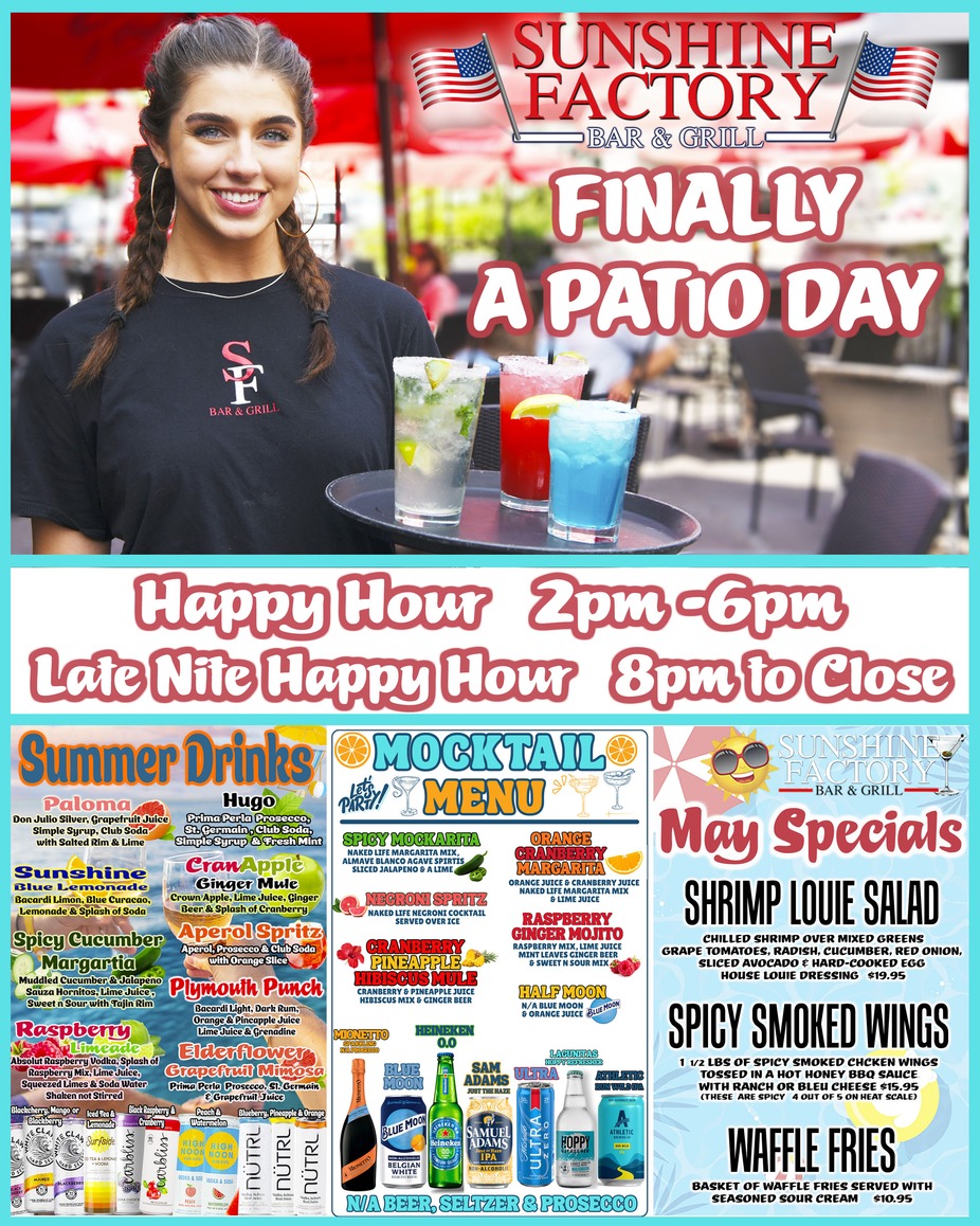 FINALLY A PATIO DAY event photo