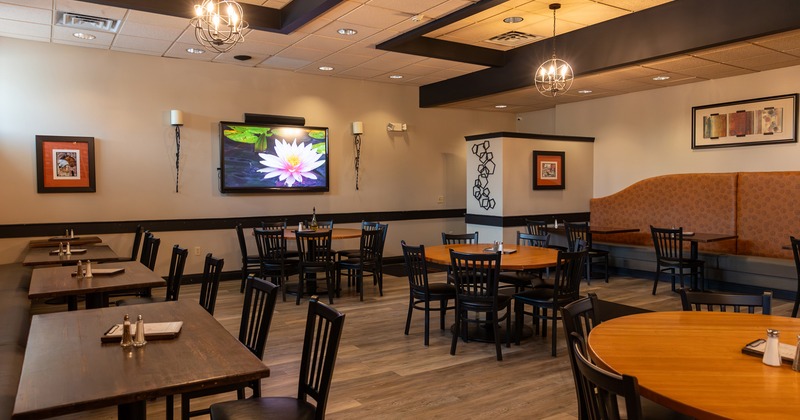 Interior, dining area