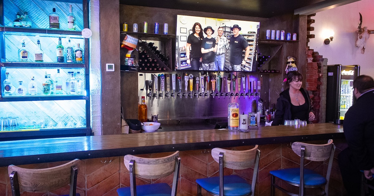 Interior, bar area