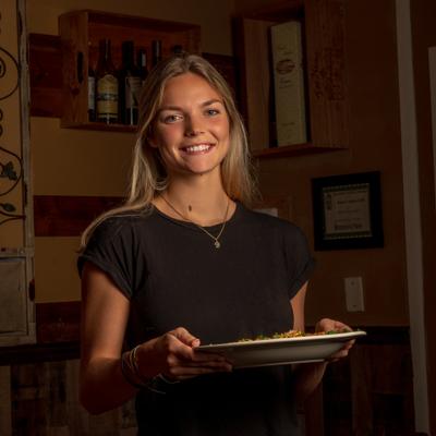 Service with a smile!.