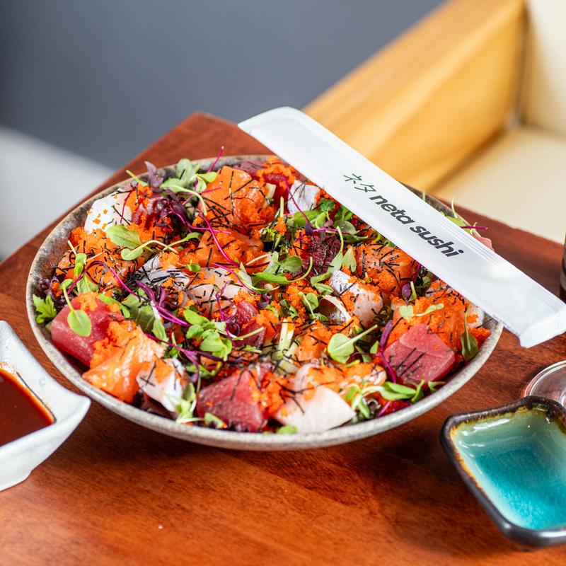 menu item 5 of 13, Sashimi Salad