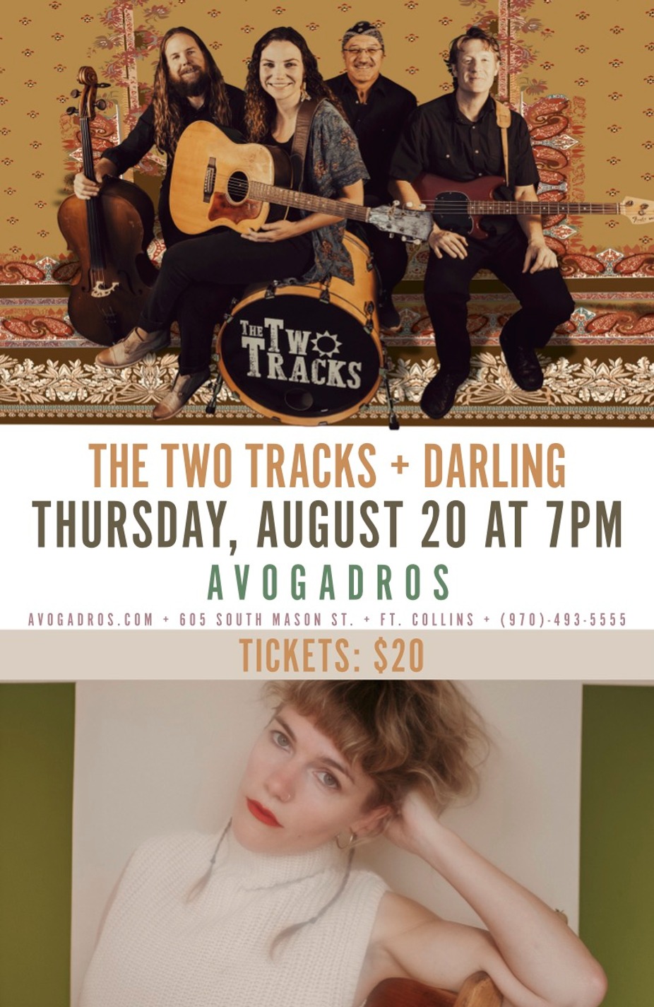 The Two Tracks + Darling event photo