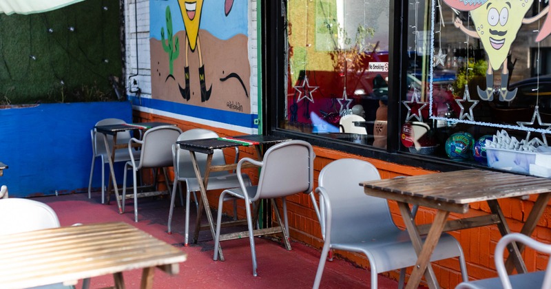 Outdoor seating area