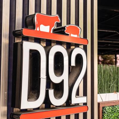 Exterior, restaurant's sign 