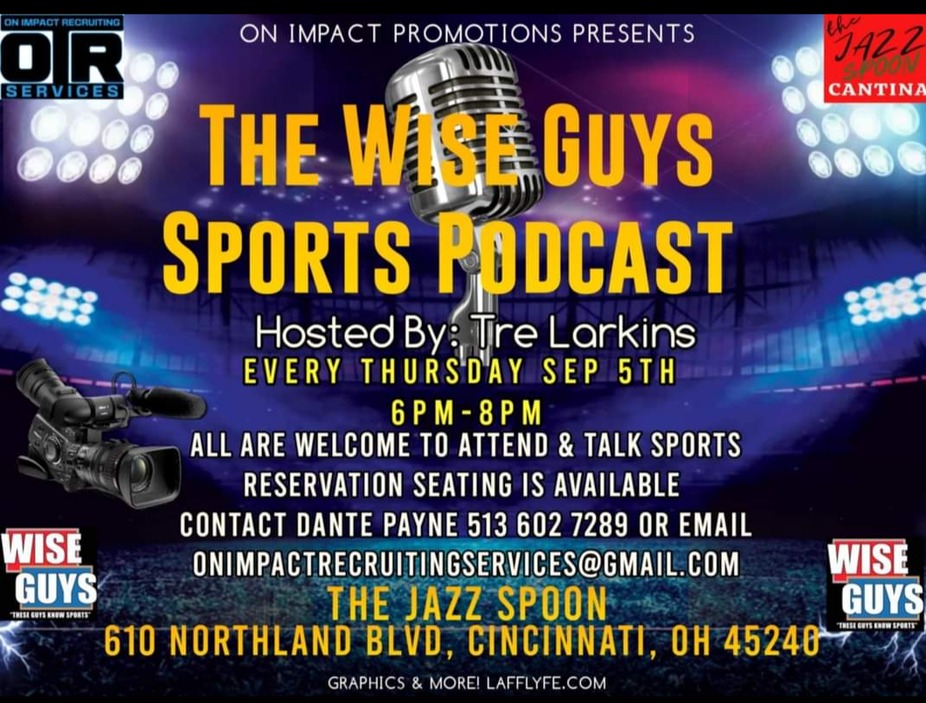 Wise Guys Sports Podcast event photo