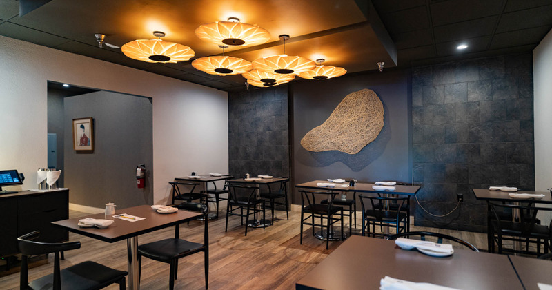 Interior, dining area