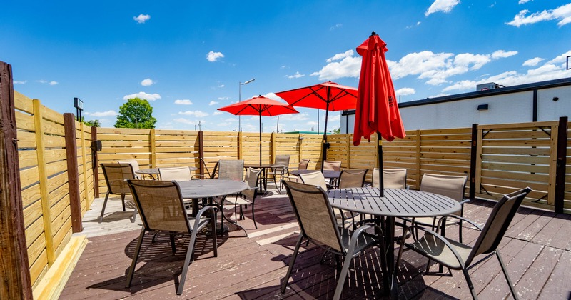 Exterior seating area