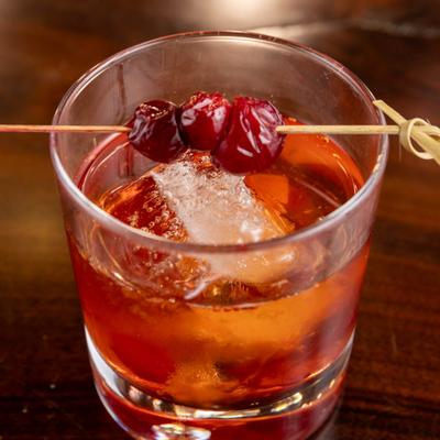 Cranberry Old Fashioned.