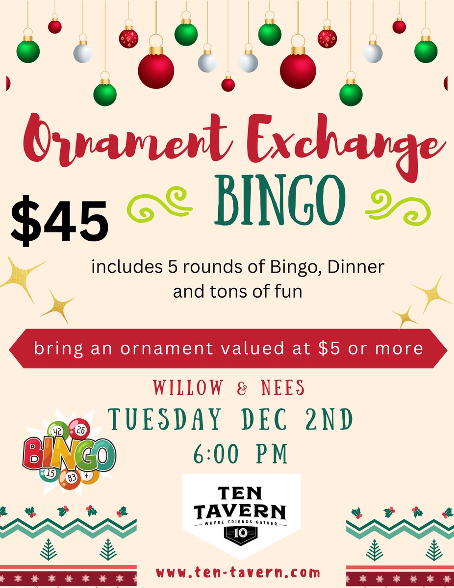 Ornament Exchange Bingo event photo