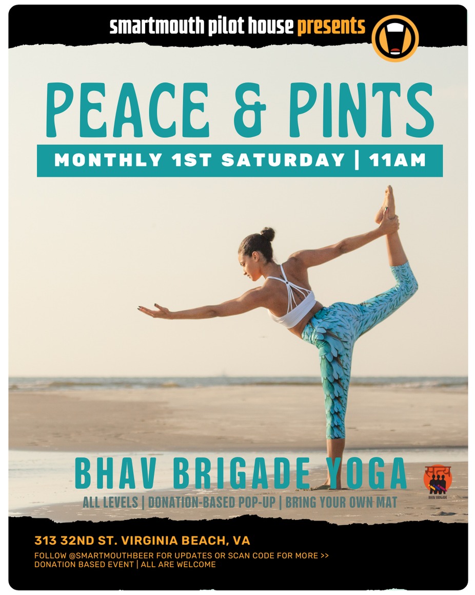 Peace & Pints Yoga event photo