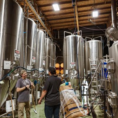 Brewery Tanks.