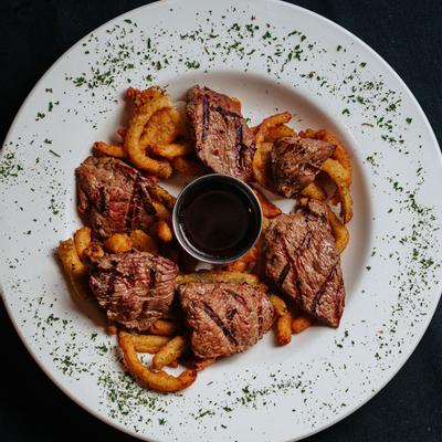 Pepper Steak Medallions top view