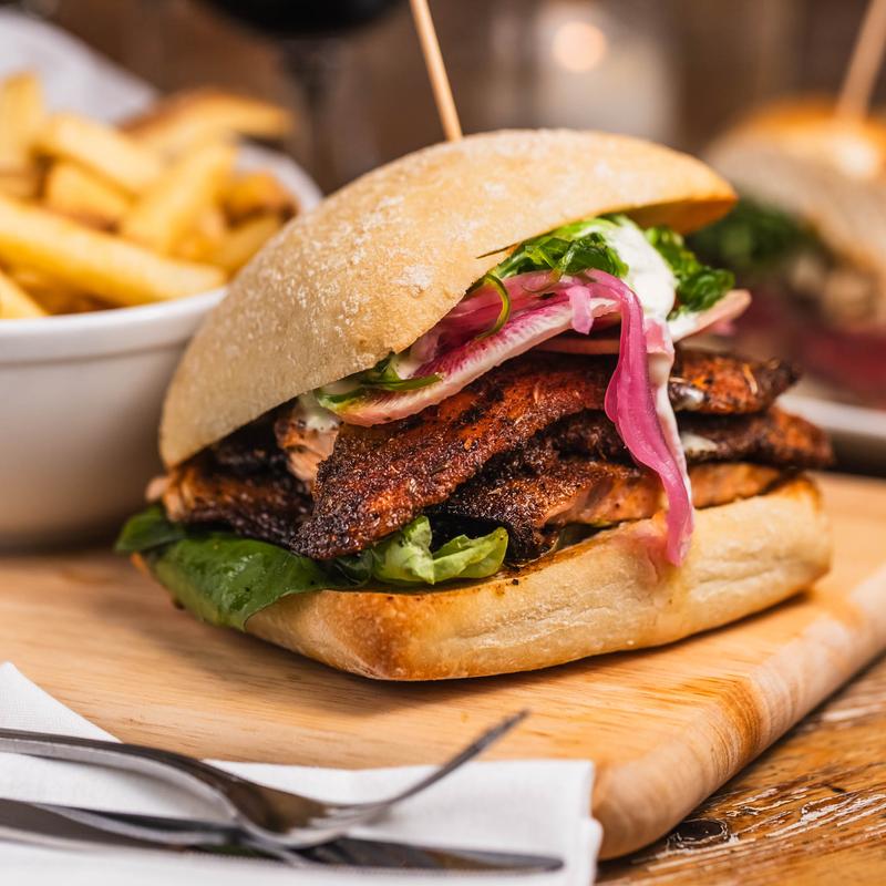 Blackened Salmon Sandwich photo
