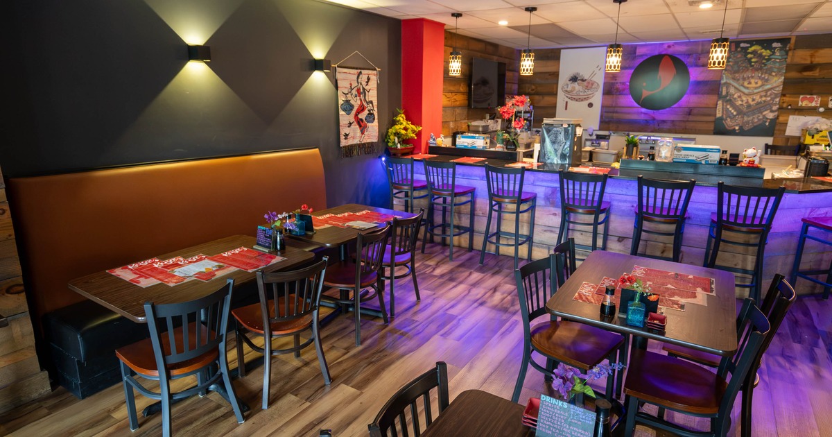 Interior, dining area