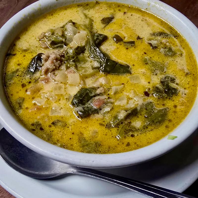 Creamy Parmesan Italian Sausage & Beef Soup photo