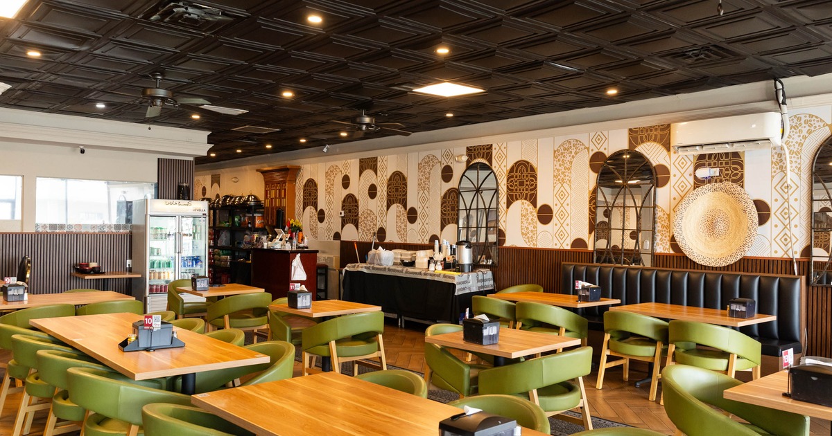 Interior, dining area