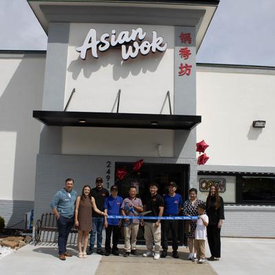 Restaurant opening ceremony.