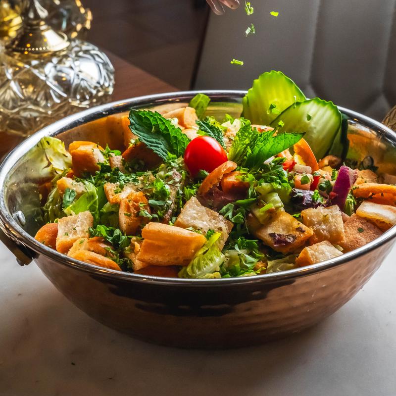 menu item 23 of 28, Fattoush Salad