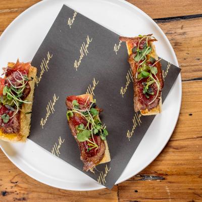Beef Tataki Toast.