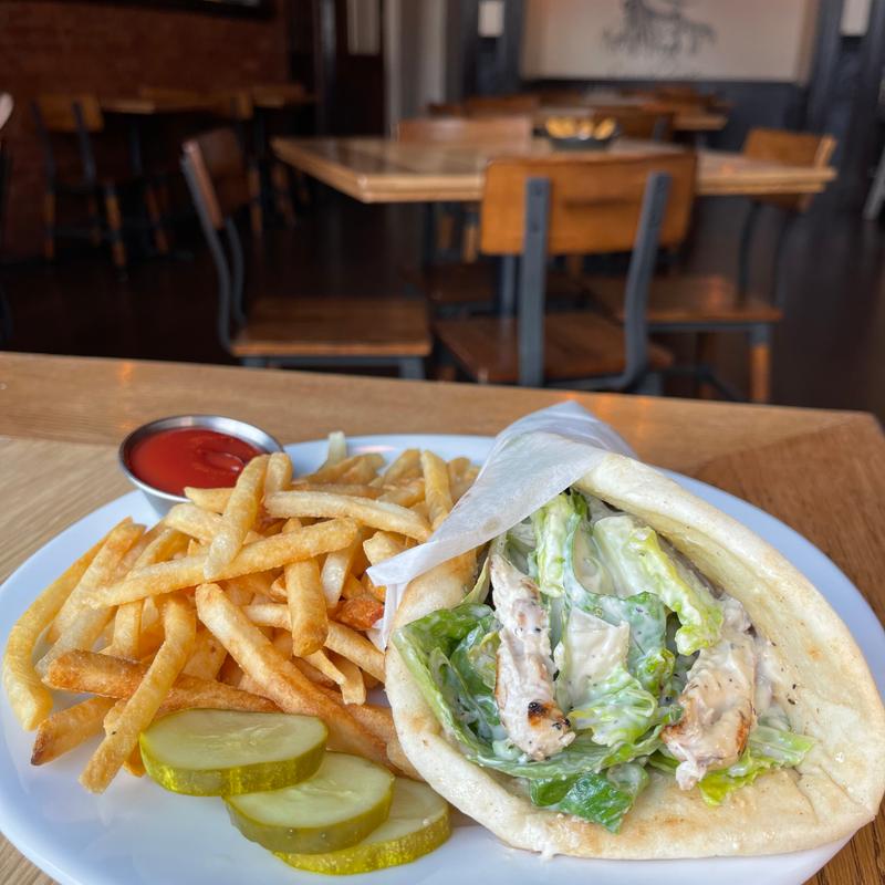 menu item 12 of 19, Chicken Caesar Pita