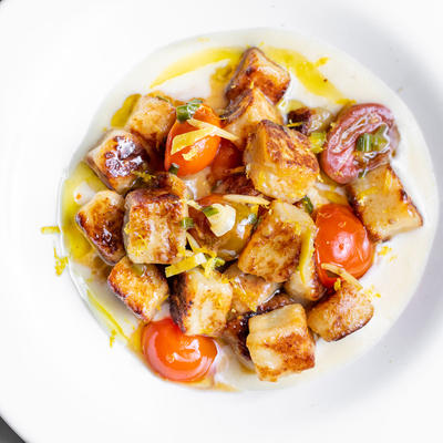 Roasted gnocchi