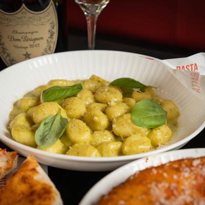 Gnocchi Pesto.