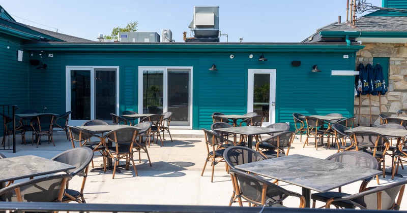 Exterior seating area
