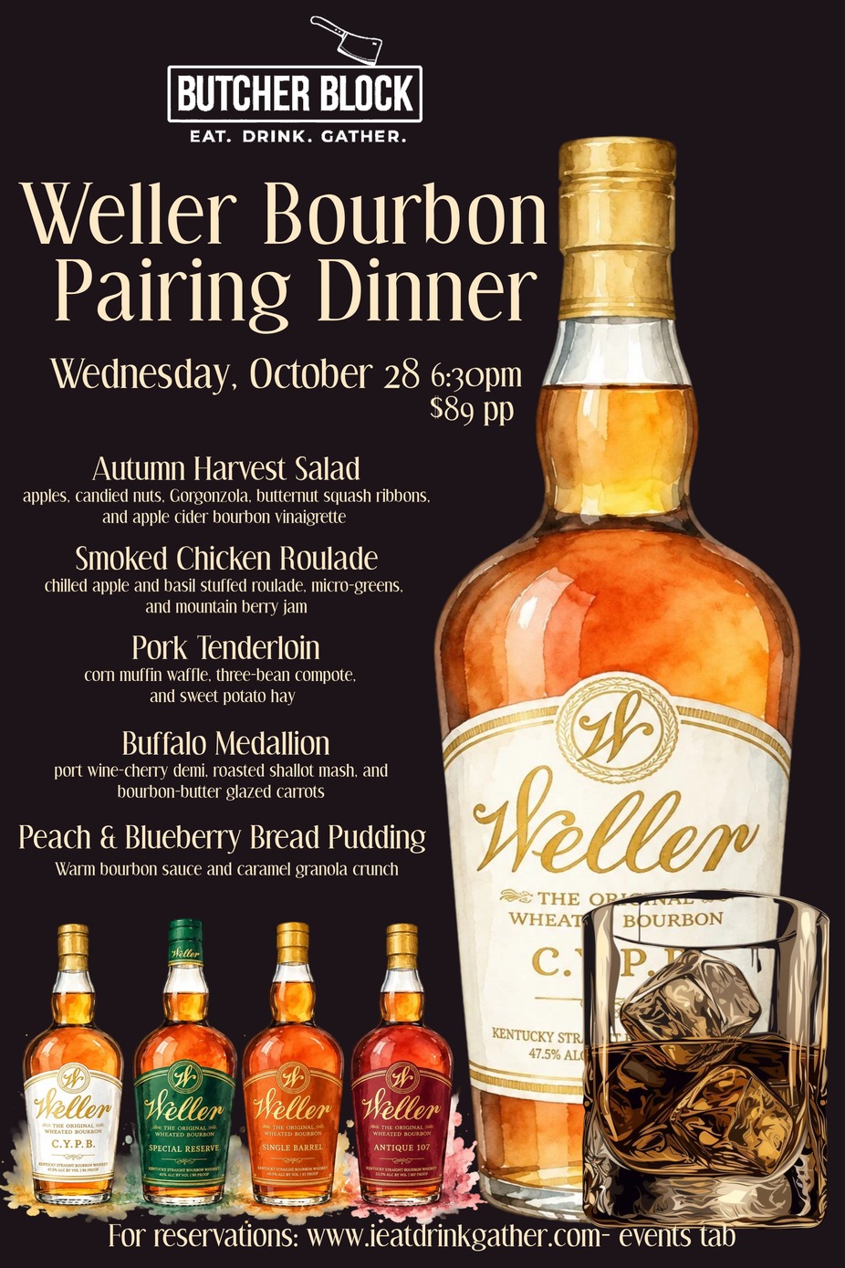 Weller Bourbon Pairing Dinner event photo