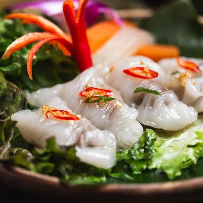 Thai rice dumplings.