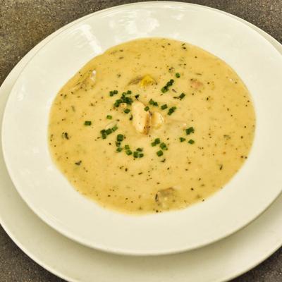 Award Winning Seafood Chowder.
