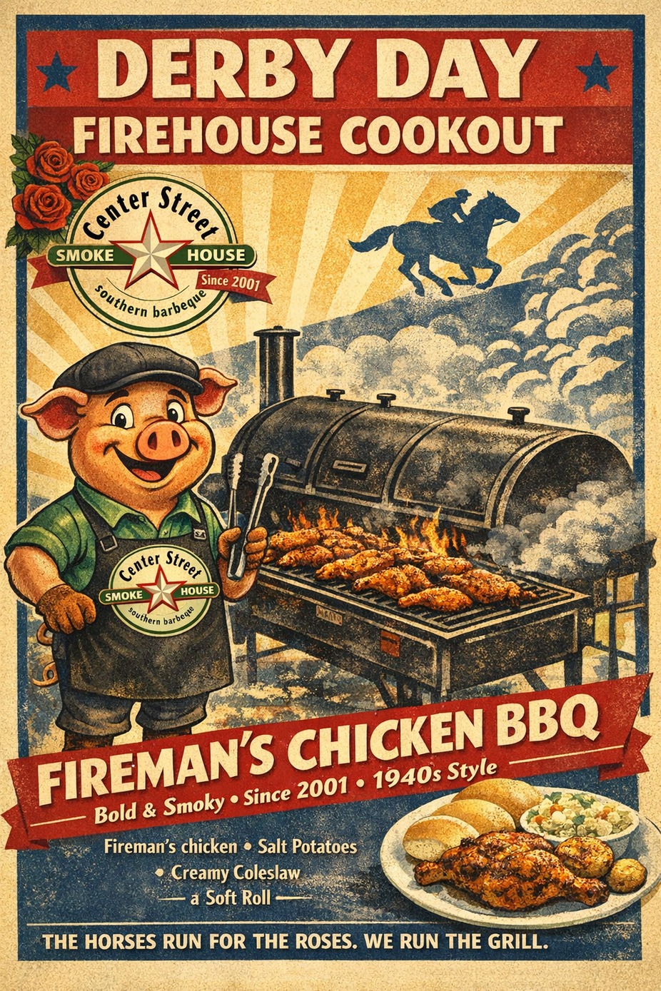 DERBY DAY FIREHOUSE COOKOUT event photo