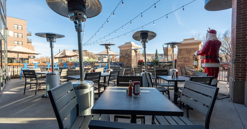 Exterior, seating place on patio