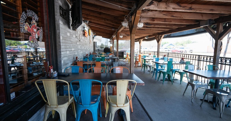 Exterior, dining area