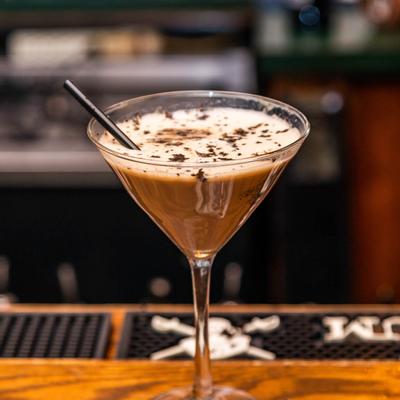 A glass  of Espresso Martini