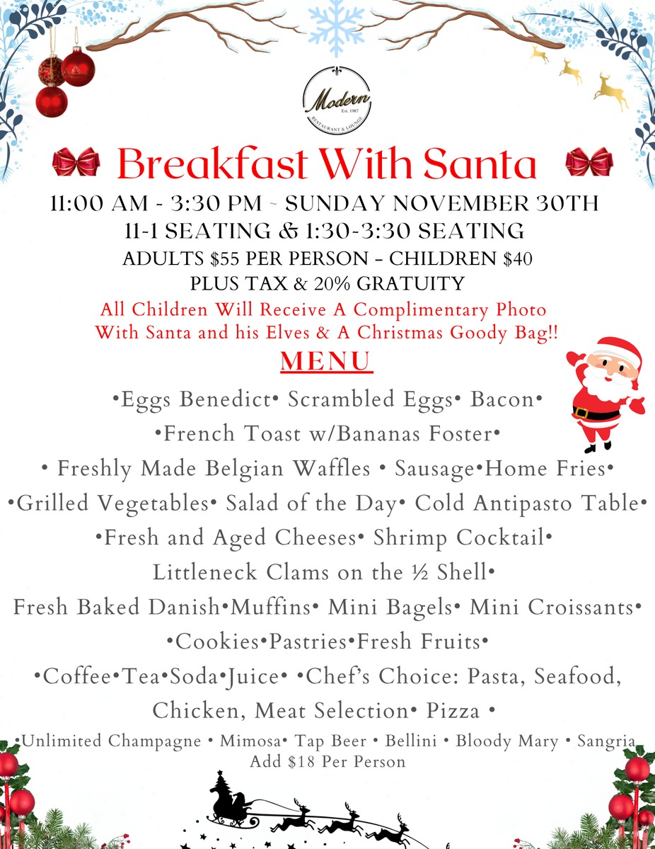 Breakfast with Santa event photo