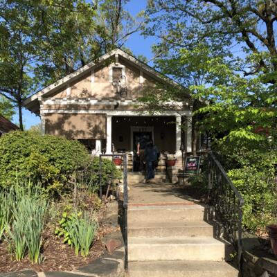 The entrance to the property.