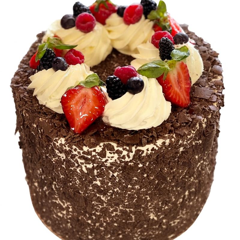 menu item 21 of 138, Black Meli Melo Cake