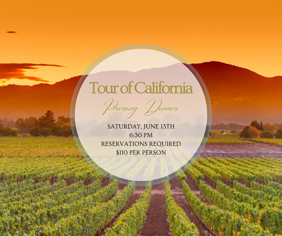 Tour of California Pairing Dinner event photo