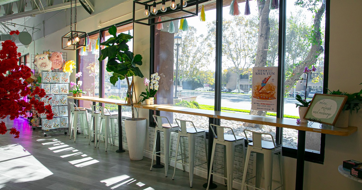 Interior space, a window seating counter