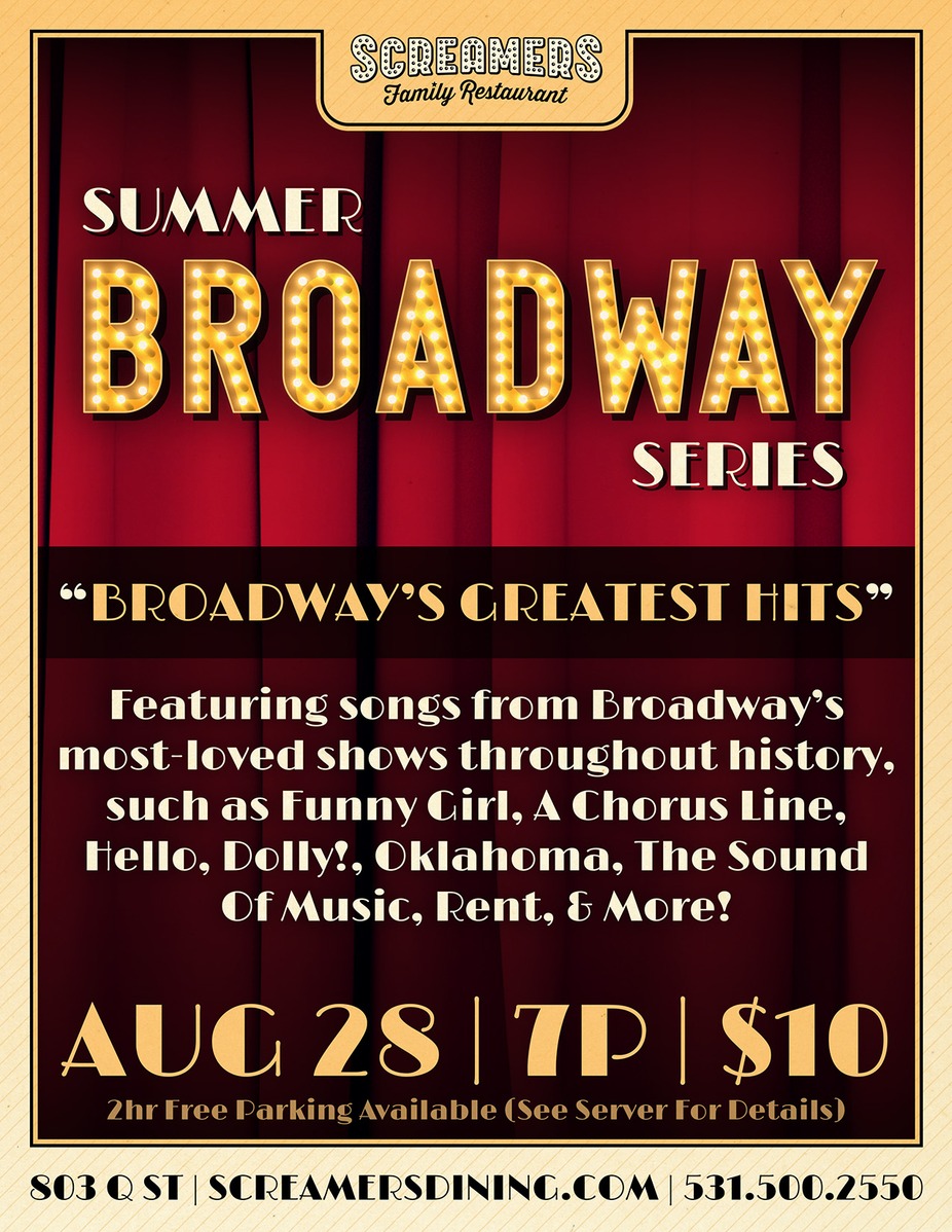 Screamers' Summer Broadway Series: 