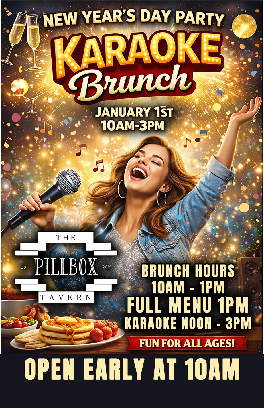 Karaoke Brunch New Years Day event photo