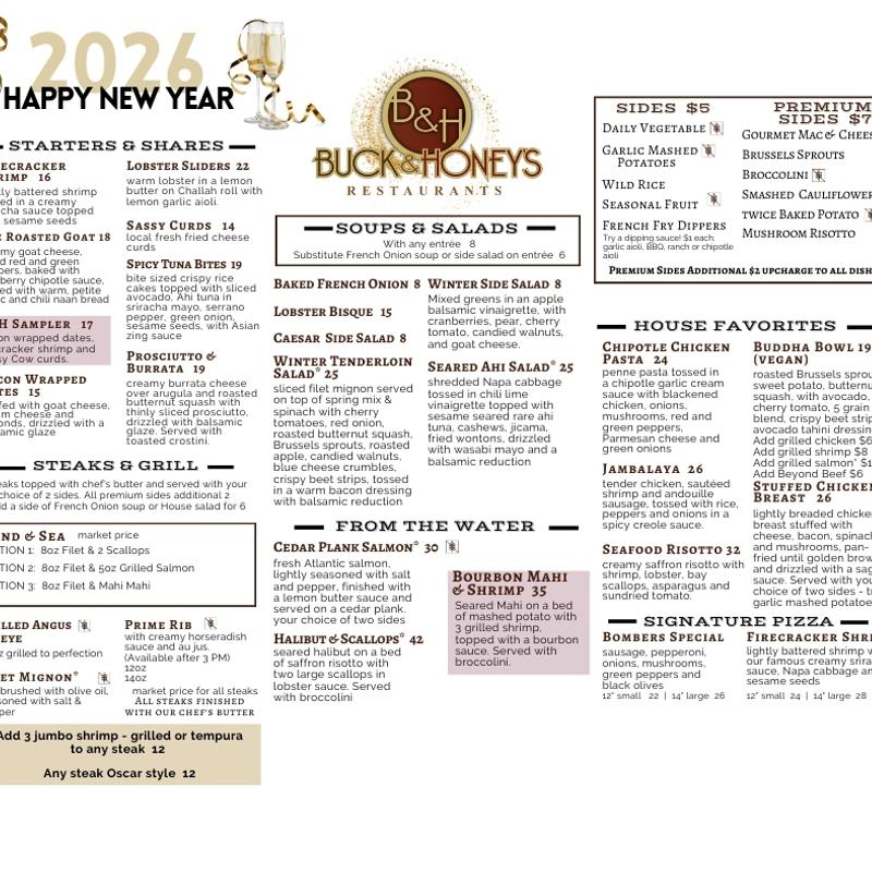 Menu available all day photo