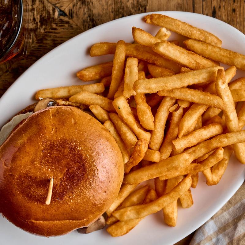 Mushroom Swiss Burger photo