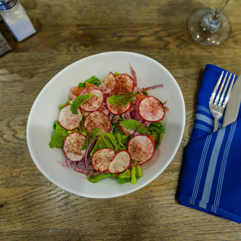 menu item 5 of 9, Fattoush (V)