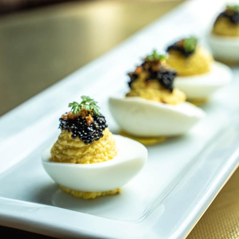 Caviar Deviled Eggs* photo