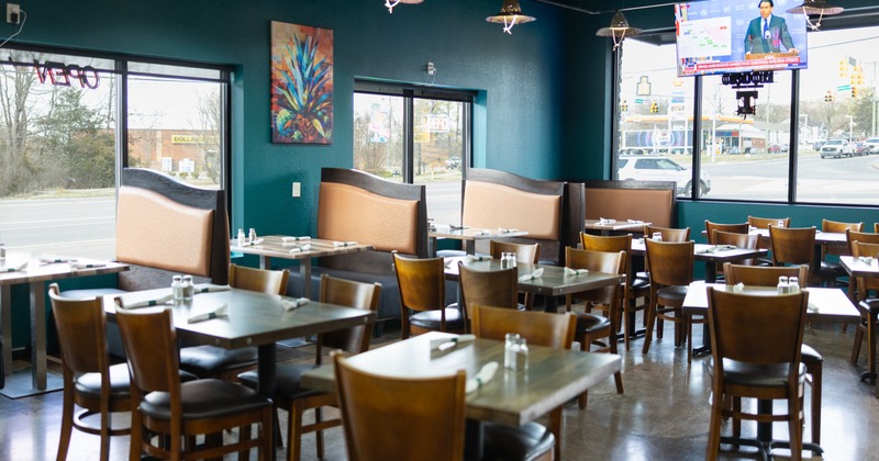 Interior, dining area