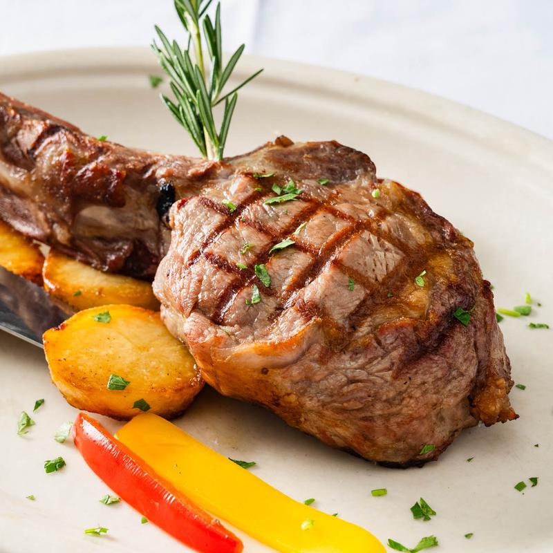 menu item 8 of 10, Double cut Broiled Veal Chop