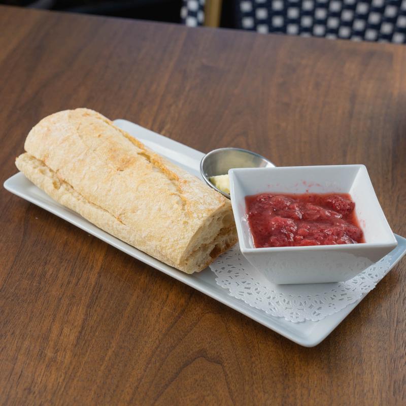 French Baguette with Jam photo