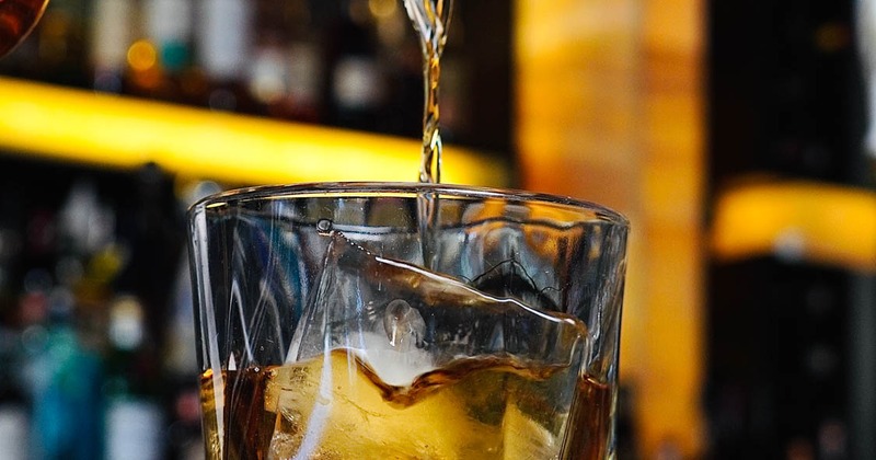 A drink being prepared