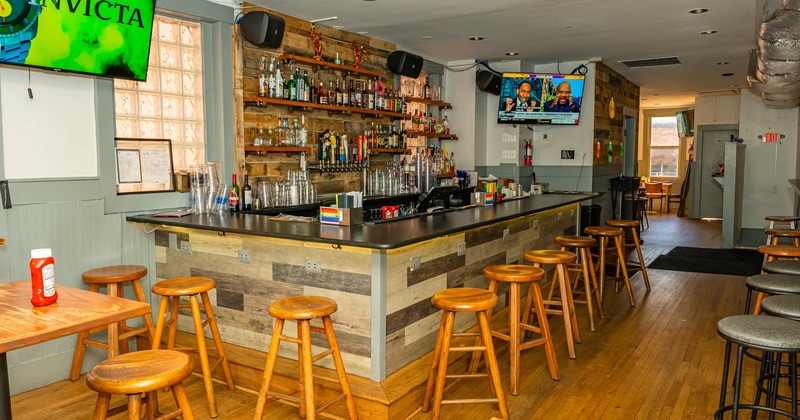 Interior, bar area
